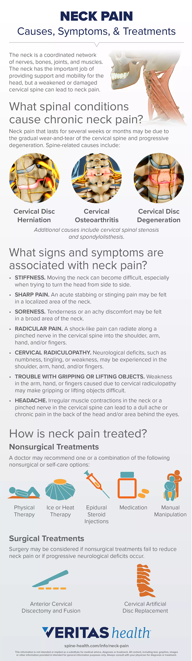 All About Neck Pain Infographic