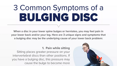 3 Telltale Signs You Have a Slipped or Bulging Disc