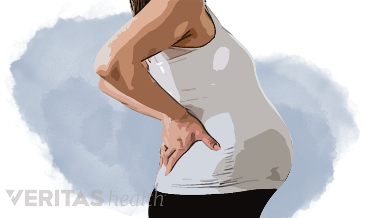 An illustration of a pregnant lady.