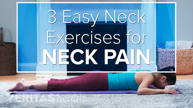 Title card 3 Easy Neck Exercises for Neck Pain