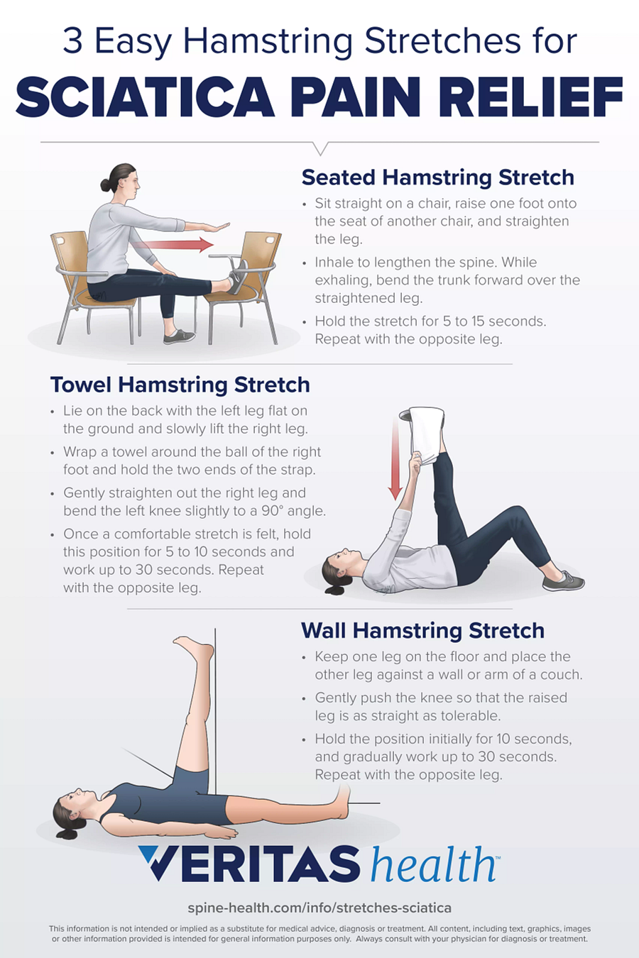 3 Easy Hamstring Stretches for Sciatica Pain Relief
