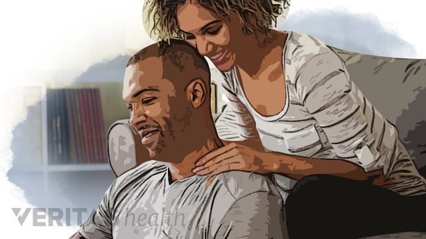 A happy couple.