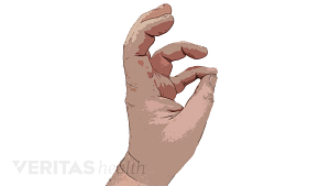 Fingertip touch exercise for rheumatoid arthritis