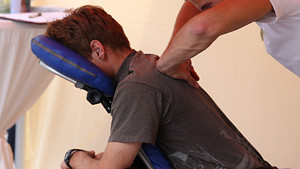 Chiropractic manipulation of the cervical and thoracic spine.
